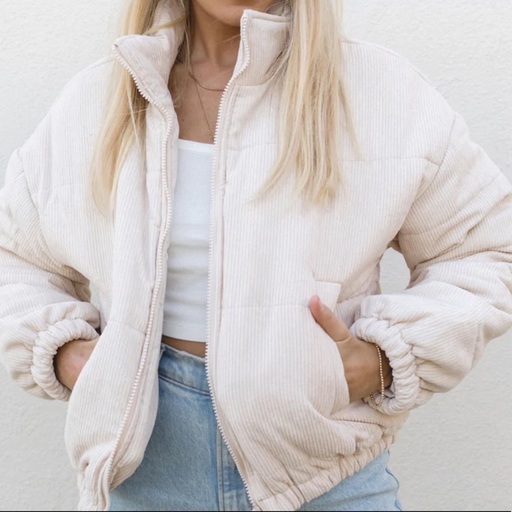 Solai the label: corduroy puffer